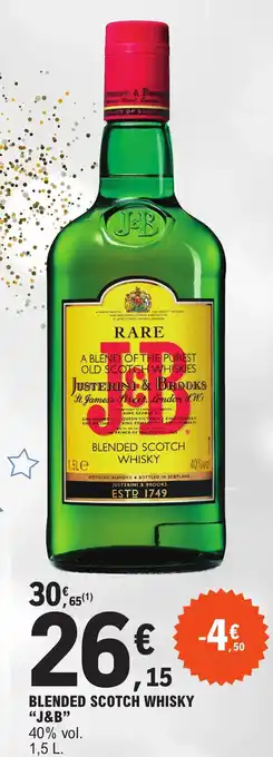 BLENDED SCOTCH WHISKY "J&B"