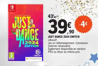 E.Leclerc JUST DANCE 2024 SWITCH offre