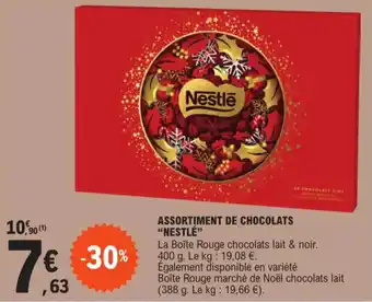 E.Leclerc ASSORTIMENT DE CHOCOLATS "NESTLÉ" offre