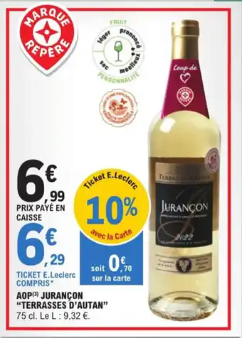 E.Leclerc AOP (3) JURANÇON "TERRASSES D'AUTAN" offre