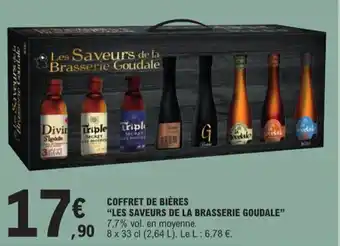 COFFRET DE BIÈRES "LES SAVEURS DE LA BRASSERIE GOUDALE"