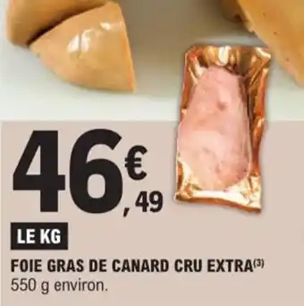 E.Leclerc FOIE GRAS DE CANARD CRU EXTRA(3) offre