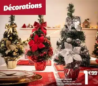 Gifi Sapin décoré offre