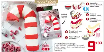 Moule bûche sucre d’orge
