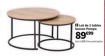 Conforama Table basse pampa offre