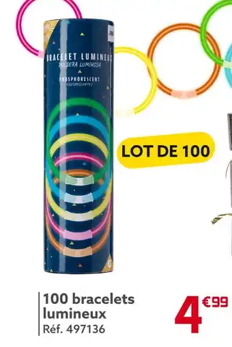 Gifi Gifi 100 bracelets lumineux offre