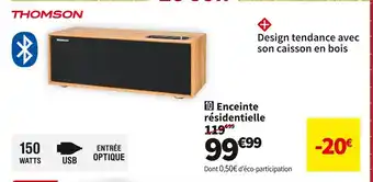 Conforama Thomson enceinte résidentielle ws702 offre