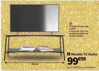 Conforama Meuble tv bas à poser lomoco kyoto offre