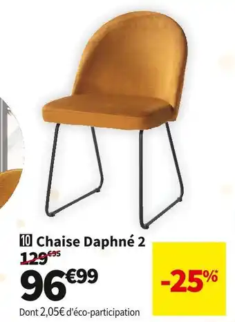 Conforama Chaise daphne 2 offre
