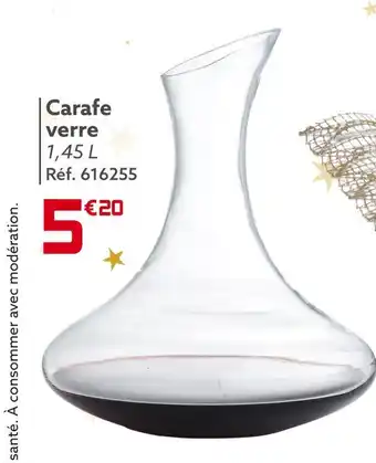 Gifi Carafe verre offre