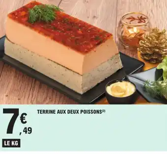 E.Leclerc TERRINE AUX DEUX POISSONS(²) offre