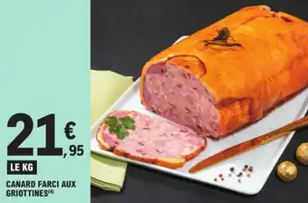 E.Leclerc CANARD FARCI AUX GRIOTTINES(4) offre