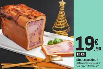 E.Leclerc PÂTÉ EN CROÛTE(²) offre