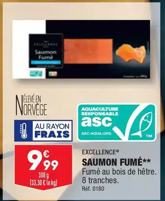 ALDI Excellence saumon fumé offre