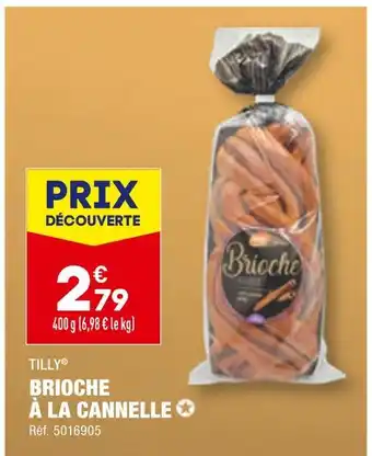 ALDI Tilly brioche à la cannelle offre