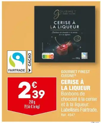 ALDI Gourmet finest cuisine cerise à la liqueur offre