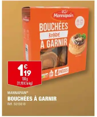 ALDI Mannapain bouchées à garnir offre