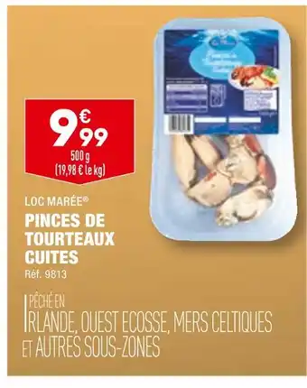 ALDI Loc marée pinces de tourteaux cuites offre