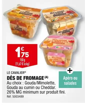 ALDI Le cavalier dés de fromage offre