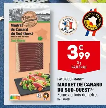 ALDI Pays gourmand magret de canard du sud-ouest offre