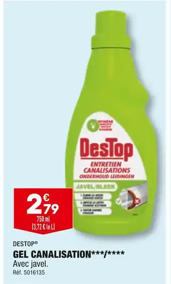 ALDI Destop gel canalisation offre