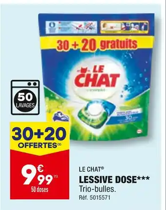 ALDI Le chat lessive dose offre