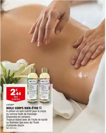 ALDI Lacura huile corps bien-être offre
