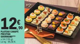 E.Leclerc PLATEAU CANAPÉ PRESTIGE GOURMAND offre