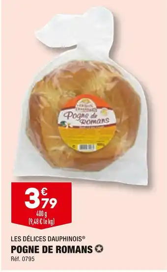 ALDI Les délices dauphinois pogne de romans offre