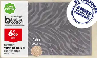 ALDI Novitesse tapis de bain offre