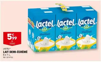 Lactel lait demi-écrémé