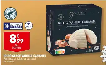 ALDI Gourmet finest cuisine igloo glacé vanille caramel offre
