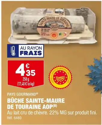ALDI Pays gourmand bûche sainte-maure de touraine aop offre