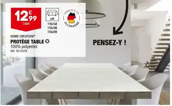 ALDI Home creation protège table offre