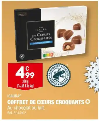 ALDI Isaura coffret de cœurs croquants offre