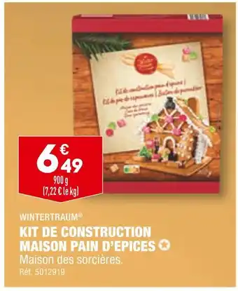 ALDI Wintertraum kit de construction maison pain d’epices offre