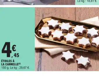 E.Leclerc ÉTOILES À LA CANNELLE offre
