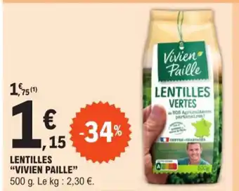 E.Leclerc LENTILLES "VIVIEN PAILLE" offre