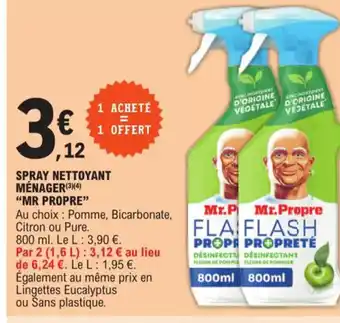 E.Leclerc SPRAY NETTOYANT MÉNAGER "MR PROPRE" offre