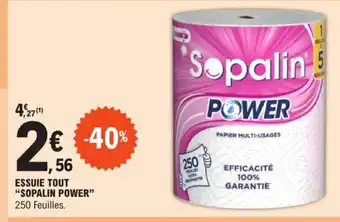 E.Leclerc ESSUIE TOUT "SOPALIN POWER" offre