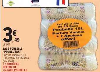 E.Leclerc SACS POUBELLE "POUBEL'SAK" offre