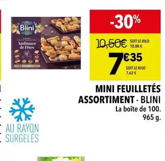 Supeco Blini mini feuilletés assortiment offre