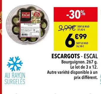 Escal escargots