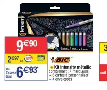 Cora x Carrefour Kit intensity métallic offre