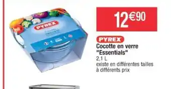 Cora x Carrefour PYREX Cocotte en verre "Essentials" offre