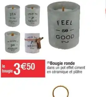Cora x Carrefour Bougie ronde offre