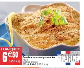 Cora x Carrefour Brandade de morue parmentière offre