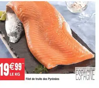 Filet de truite des Pyrénées