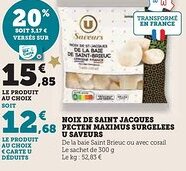 Hyper U NOIX DE SAINT JACQUES offre