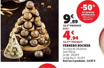 Hyper U FERRERO ROCHER offre